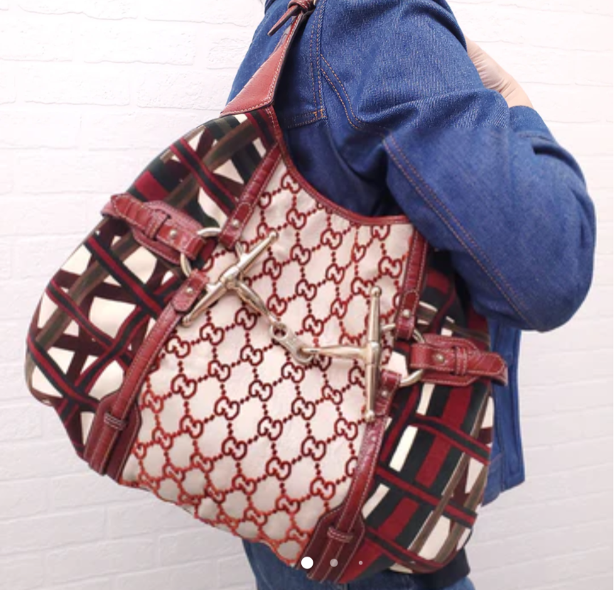 Gucci 85th Anniversary Edition Velvet Hobo Bag