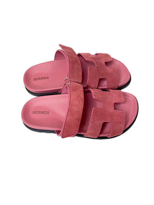 Hermès Chypre Sandals - Coral sz. 39