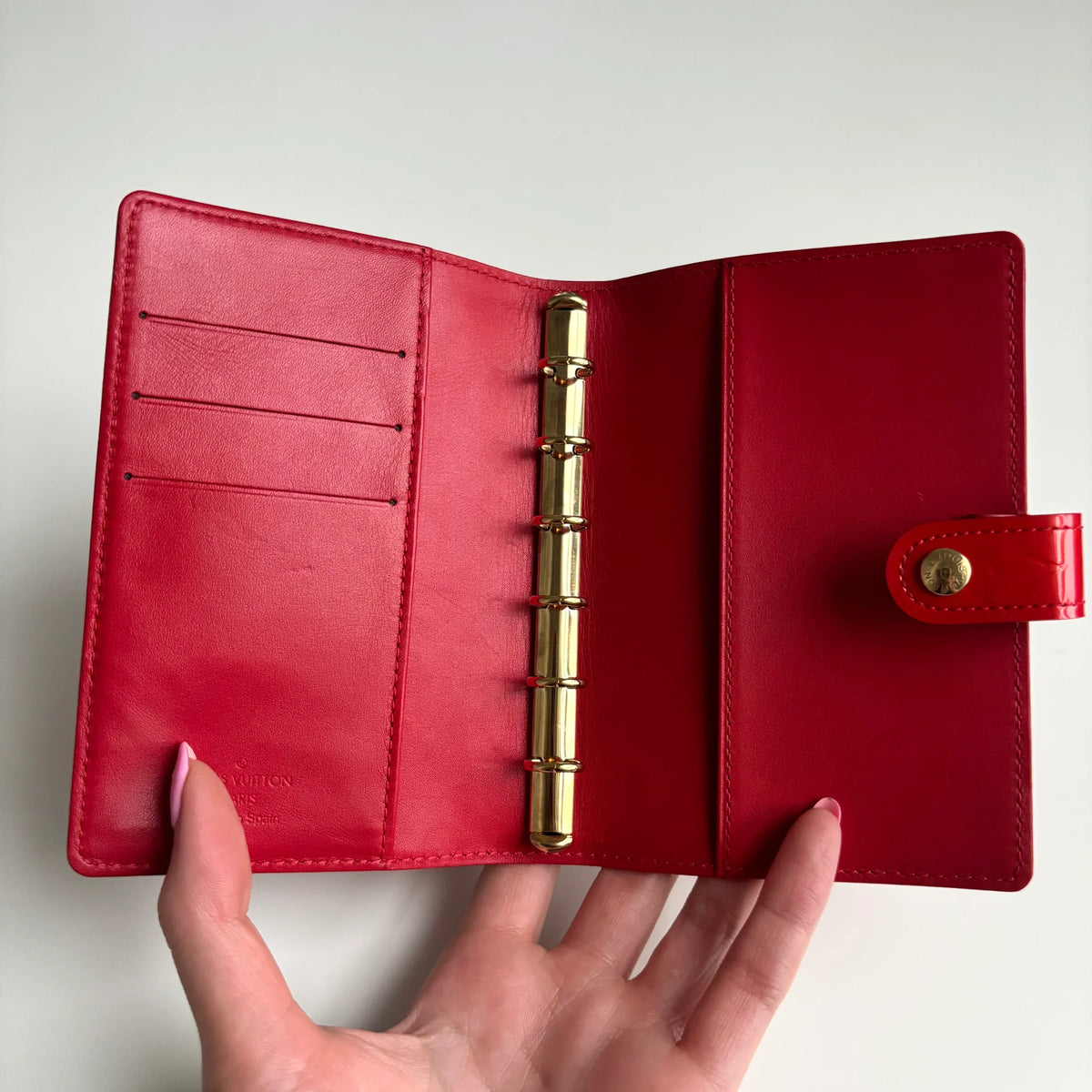 Louis Vuitton Vernis PM Agenda - Red sz. One Size
