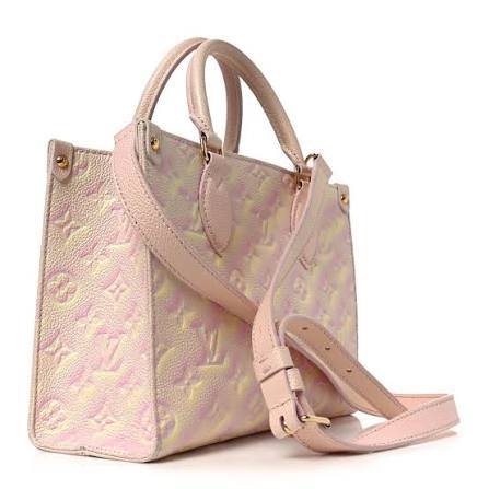 Louis Vuitton Onthego PM Empreinte Monogram Summer Stardust - Pink/Yellow