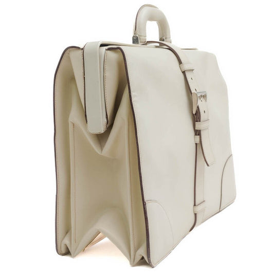 Prada Saffiano Doctors Briefcase - Cream